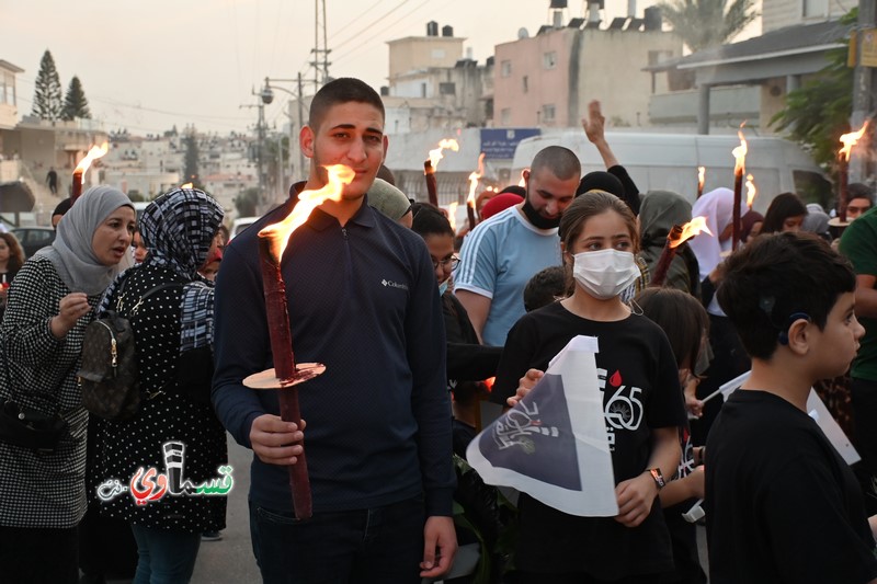 كفرقاسم- فيديو: مسيرة المشاعل السنوية - صمت اللسان فعزفت الاذن  فنطق القلب وذرفت العين - وعادل عامر  لهذه المسيرة قدسية خاصة ... وادعو الجميع للمشاركة غدا في احياء الذكرى ال65